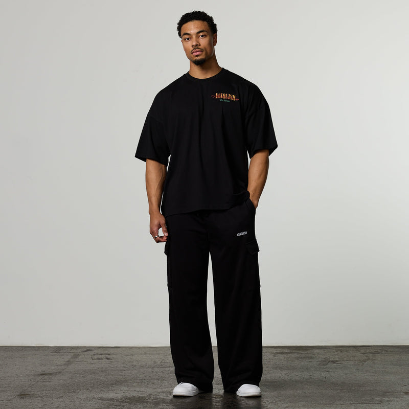 VQ X BADASS BLACK OVERSIZED T Shirt 7枚目の画像
