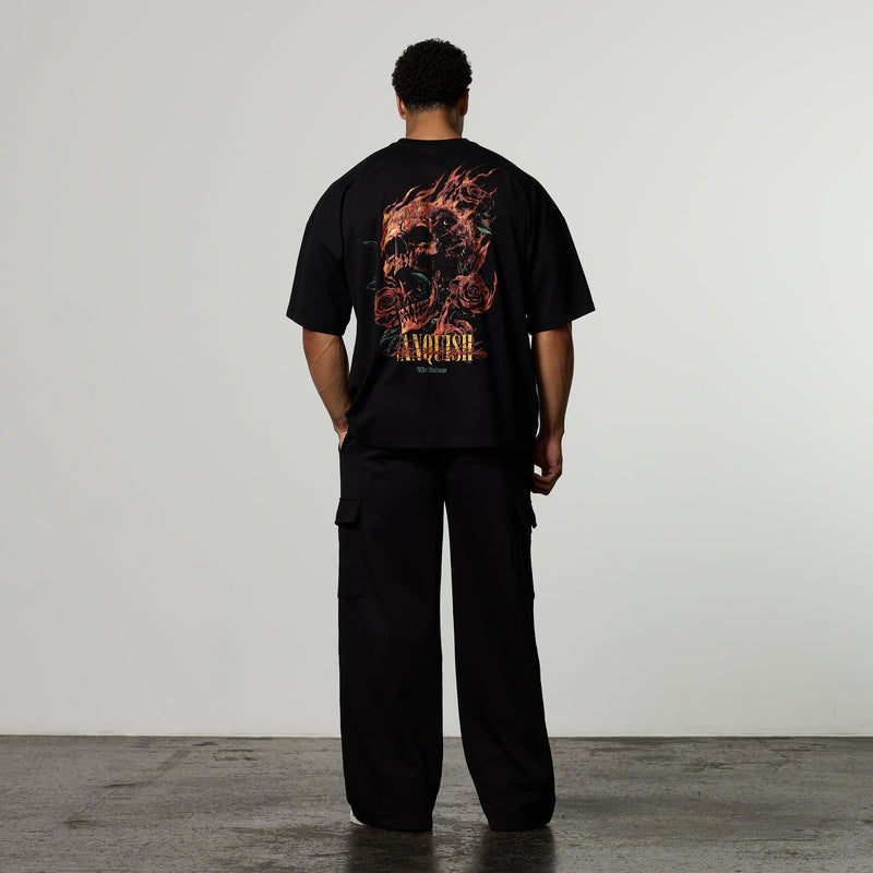 VQ X BADASS BLACK OVERSIZED T Shirt 8枚目の画像