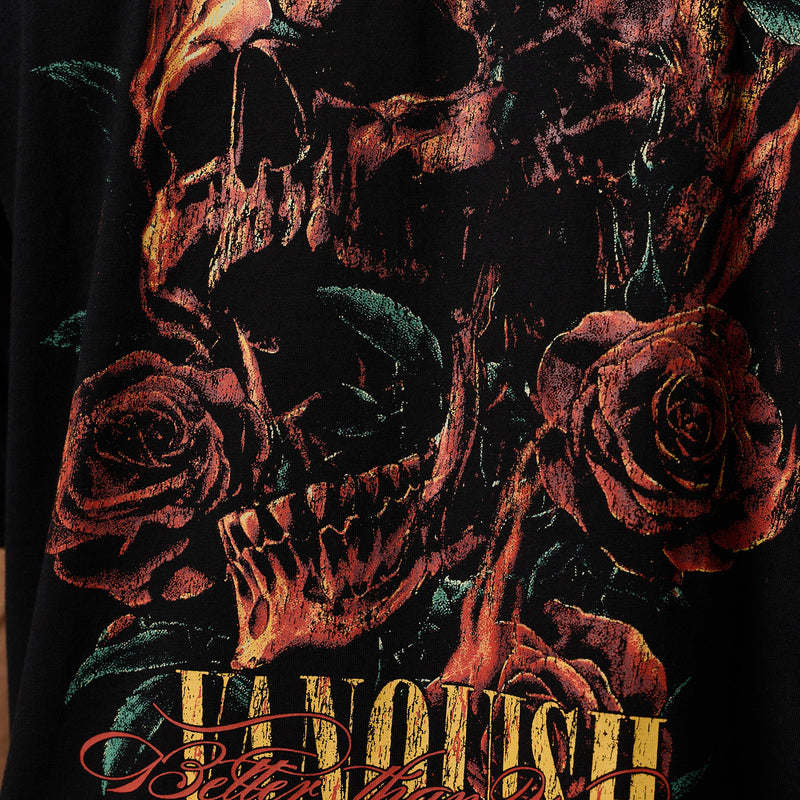 VQ X BADASS BLACK OVERSIZED T Shirt 6枚目の画像