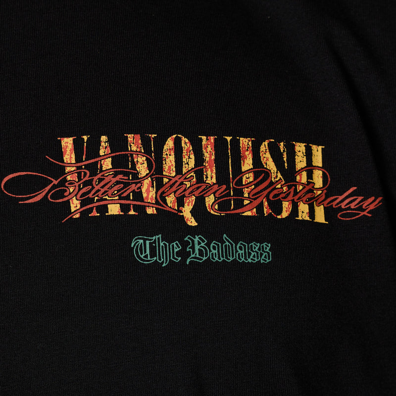 VQ X BADASS BLACK OVERSIZED T Shirt 5枚目の画像