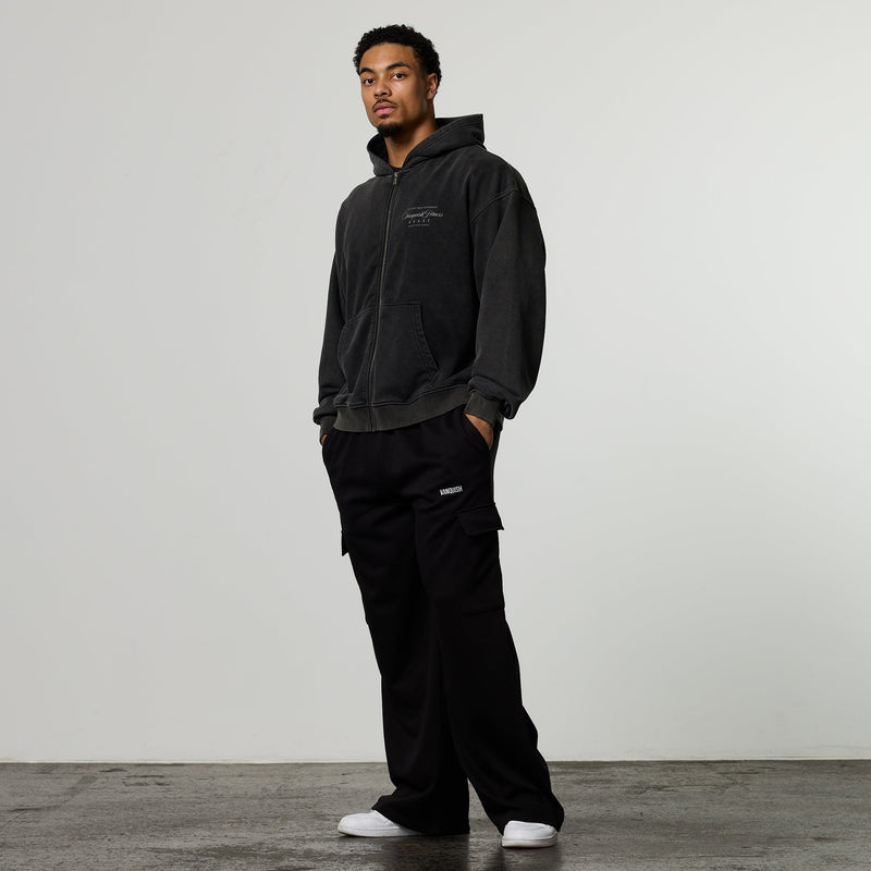 VQ X Jbeast v2 Washed Black Hoodie 5枚目の画像