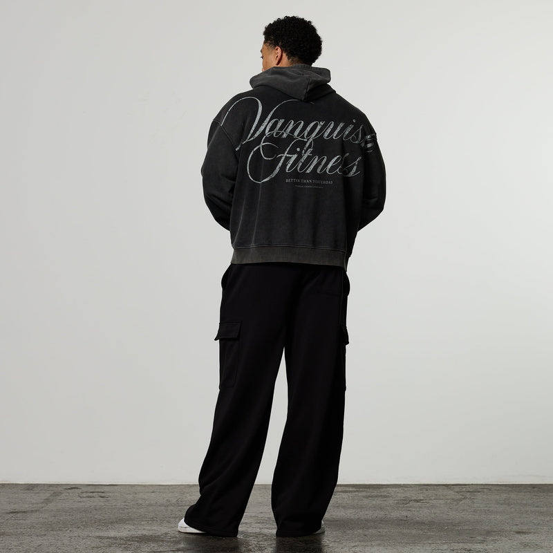 VQ X Jbeast v2 Washed Black Hoodie 6枚目の画像