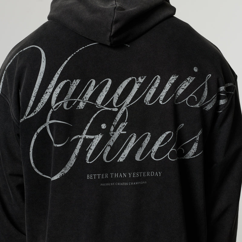 VQ X Jbeast v2 Washed Black Hoodie 4枚目の画像