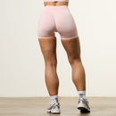 Vanquish Elevate Seamless Scrunch Ballet Pink Shorts 2枚目の画像