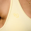 Vanquish Elevate Seamless Butter Yellow Halter Neck Bra 4枚目の画像