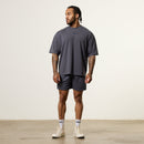 Vanquish Essential V2 Denim Blue Oversized Boxy T Shirt 2枚目の画像