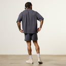 Vanquish Essential V2 Denim Blue Oversized Boxy T Shirt 3枚目の画像