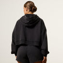 Vanquish Washed Black Full Zip Cropped Hoodie 5枚目の画像