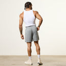 Vanquish Essential V2 Steel Grey Mesh Shorts 3枚目の画像