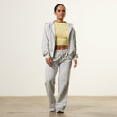 Vanquish Essential Grey Marl Cropped Zip Through Hoodie 3枚目の画像