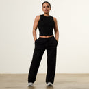 Vanquish Essential Black Longline Ribbed Tank 3枚目の画像