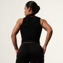 Vanquish Essential Black Longline Ribbed Tank 2枚目の画像