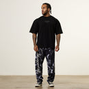 Vanquish x JBeast Black Marble Bodybuilding Baggy Pants 4枚目の画像