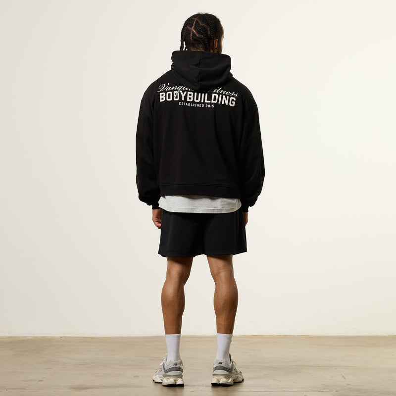 Vanquish Bodybuilding Black Oversized Boxy Pullover Hoodie 4枚目の画像