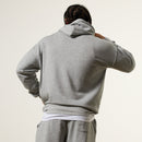 Vanquish Essential Grey Melange Oversized Pullover Hoodie 6枚目の画像