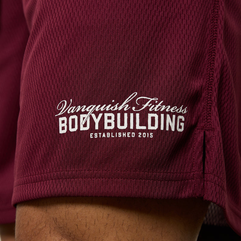 Vanquish Bodybuilding Oxblood Mesh Shorts 5枚目の画像