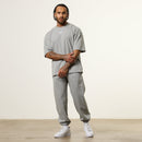 Vanquish Essential Grey Melange Oversized Sweatpants 5枚目の画像