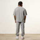 Vanquish Essential V2 Grey Melange Oversized Boxy T Shirt 3枚目の画像