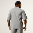 Vanquish Essential V2 Grey Melange Oversized Boxy T Shirt 6枚目の画像