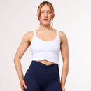 Vanquish Enhance Wimbledon White Ruched Vest 1枚目の画像