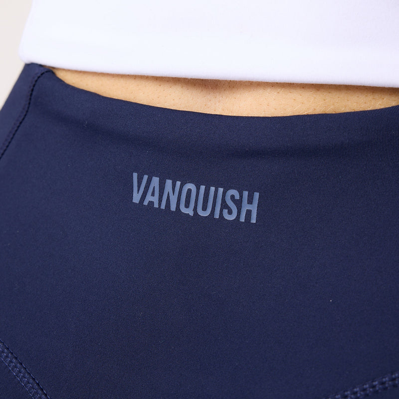 Vanquish Enhance Navy Blue Ruched Shorts 5枚目の画像