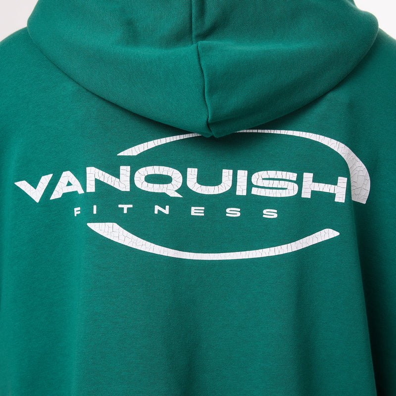 Vanquish Enhance Forest Green Cropped Zip Through Hoodie 5枚目の画像