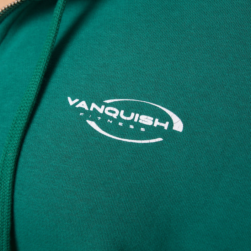 Vanquish Enhance Forest Green Cropped Zip Through Hoodie 6枚目の画像