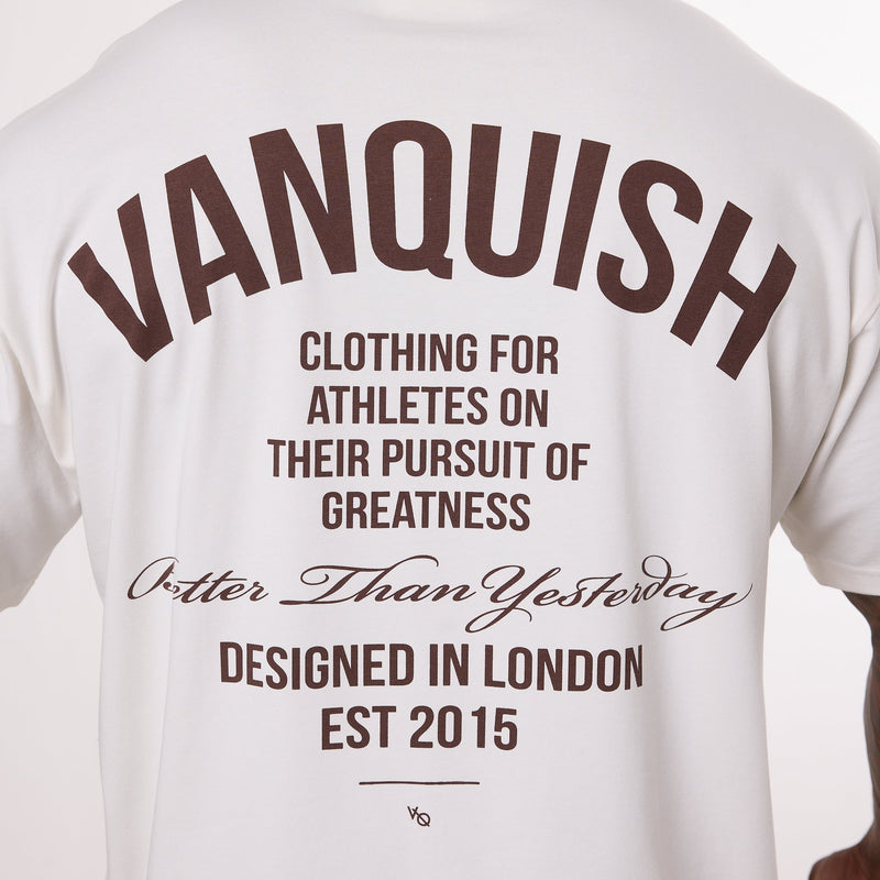 Vanquish TSP Pursuit Vintage White Oversized T Shirt 6枚目の画像