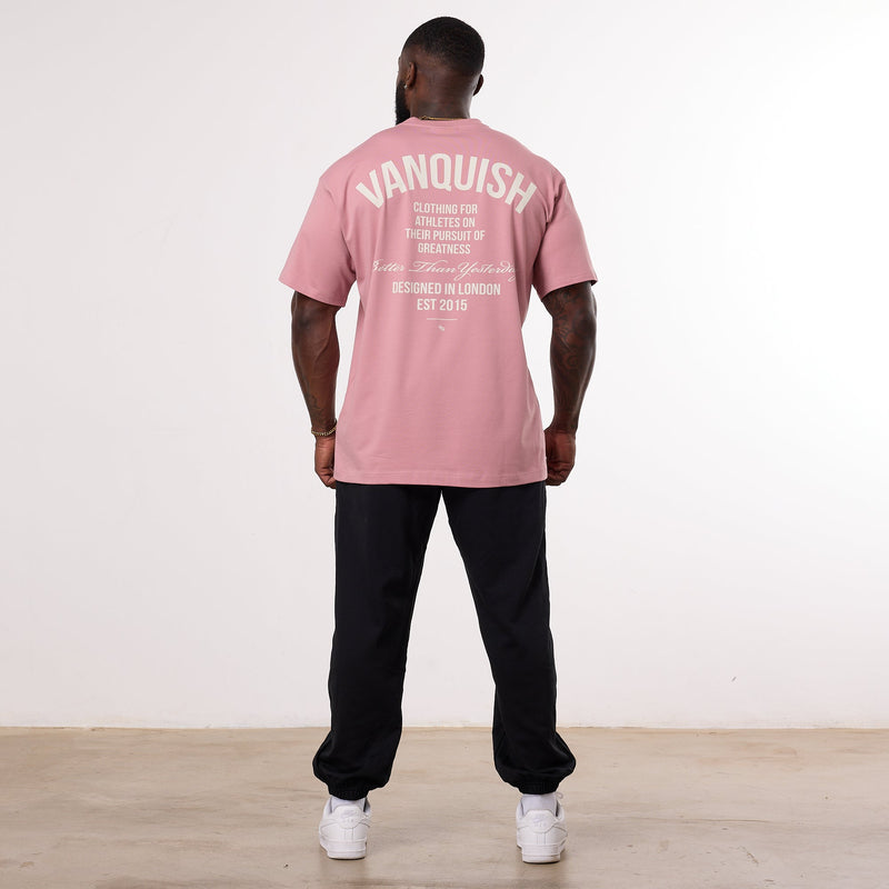 Vanquish TSP Pursuit Dusty Pink Oversized T Shirt 3枚目の画像