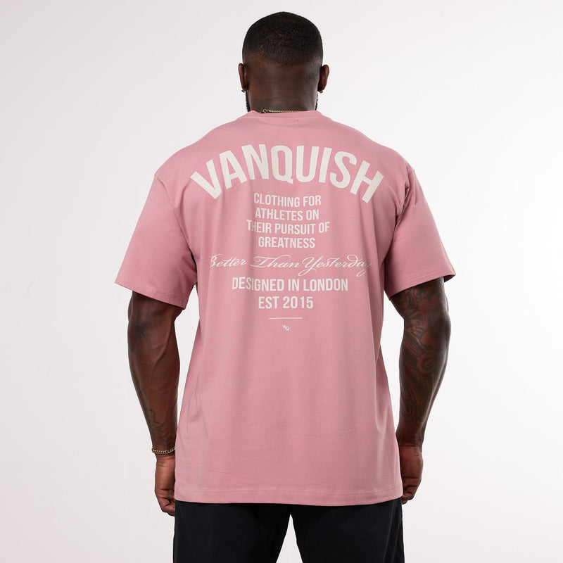 Vanquish TSP Pursuit Dusty Pink Oversized T Shirt 4枚目の画像