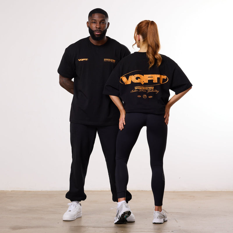 Vanquish TSP VQFIT Revolve Oversized Black T Shirt 9枚目の画像