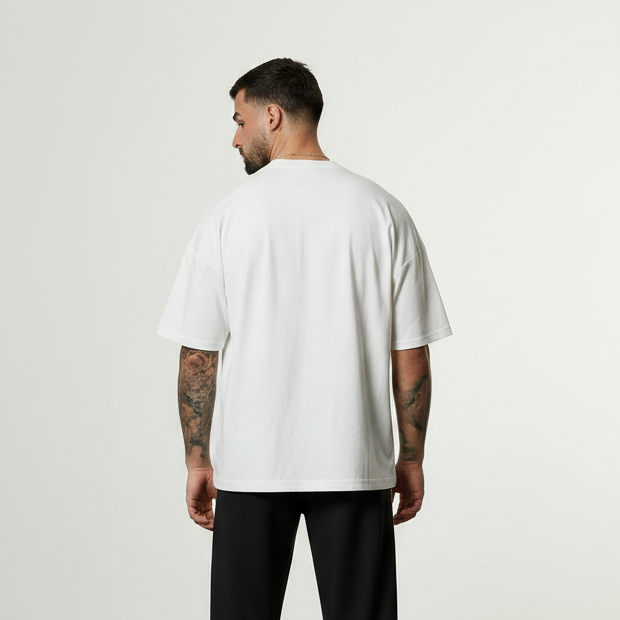 vanquish fitness XXL ホワイト VANQUISH FITNESS ブランク ホワイト ウルトラオーバーサイズTシャツ