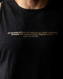 ALPHALETE Tシャツ レガシー カットオフ / ブラック