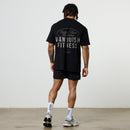 Vanquish Black London Distressed Oversized T Shirt 3枚目の画像