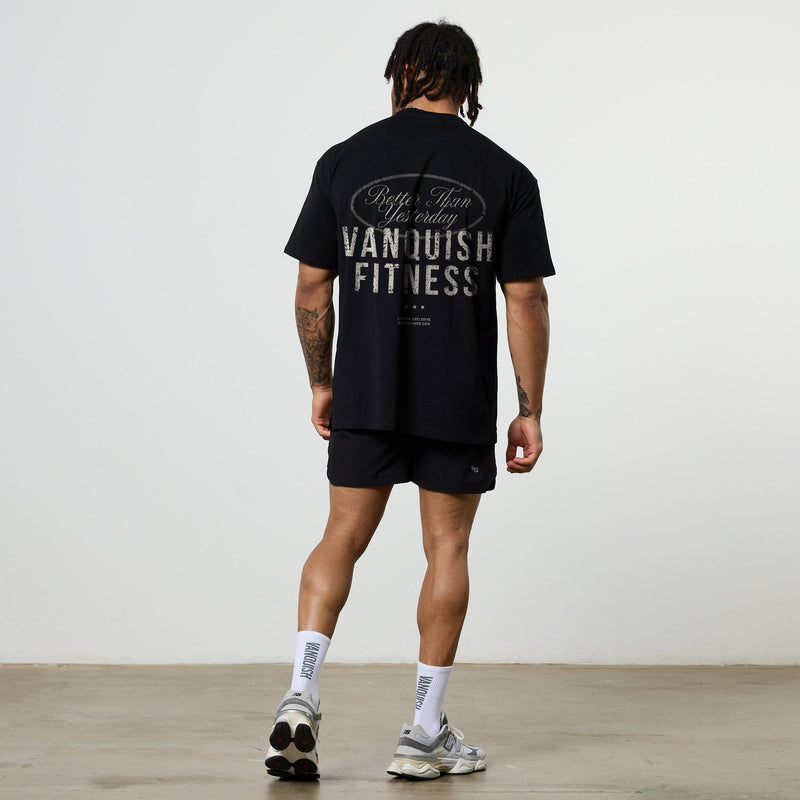 Vanquish Black London Distressed Oversized T Shirt 3枚目の画像