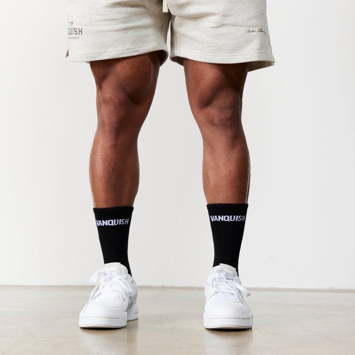 Vanquish Black Front Knit Organic Socks 3枚目の画像