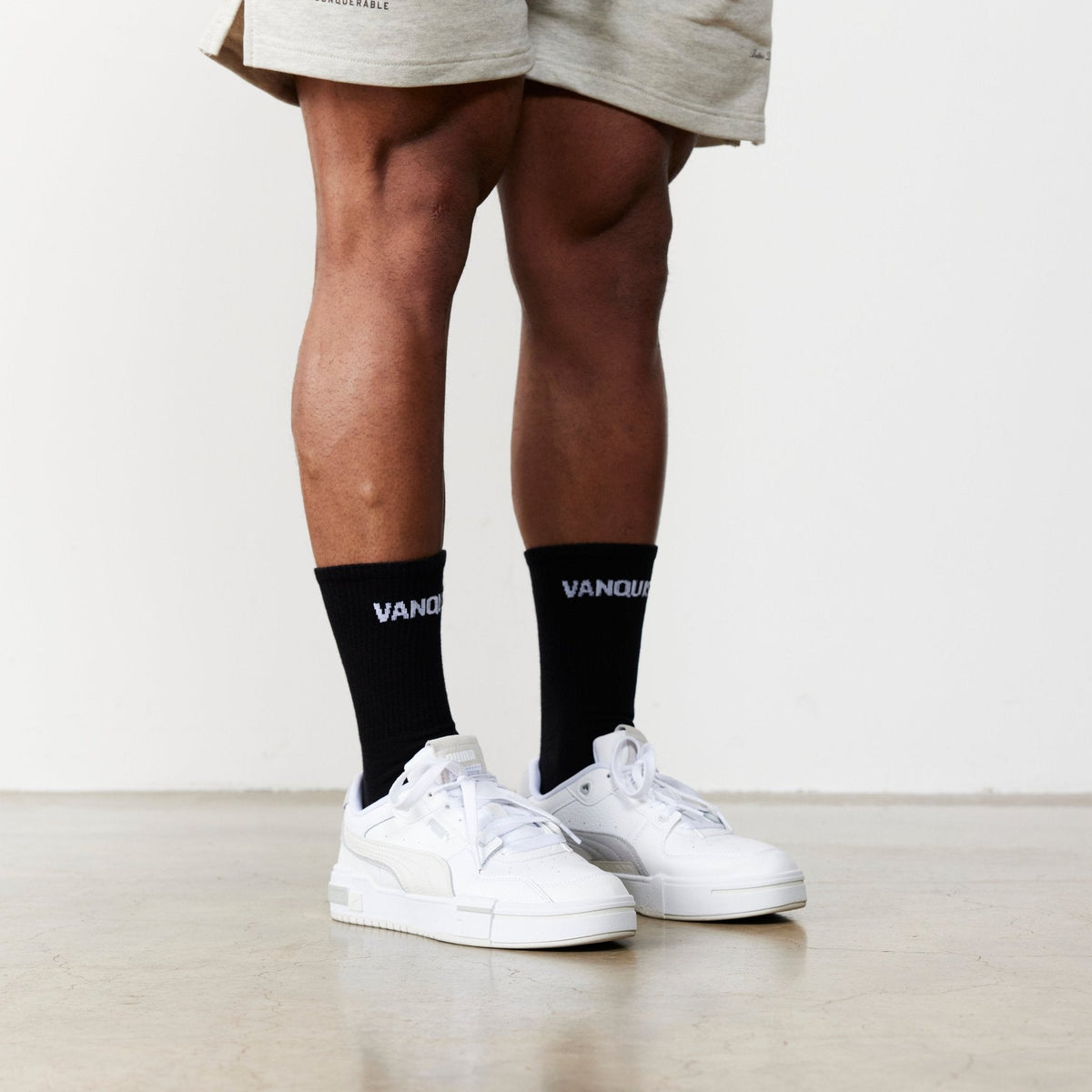 Vanquish Black Front Knit Organic Socks 2枚目の画像