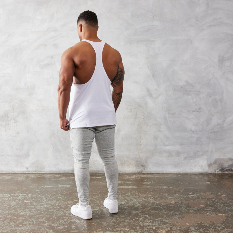 Vanquish Essential White Regular Fit Stringer Vest 3枚目の画像