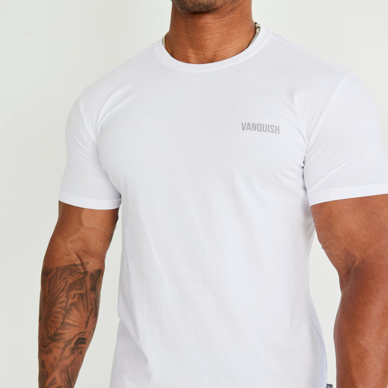 Vanquish Essential White Slim Fit Short Sleeve T Shirt 12枚目の画像