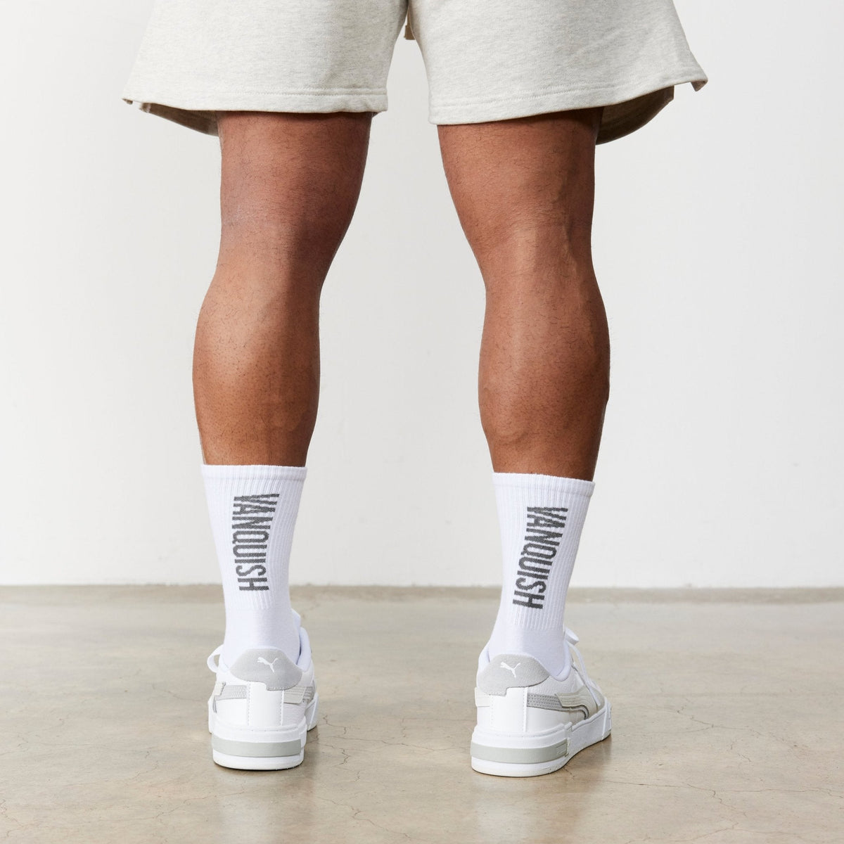 Vanquish White Back Knit Organic Socks 2枚目の画像