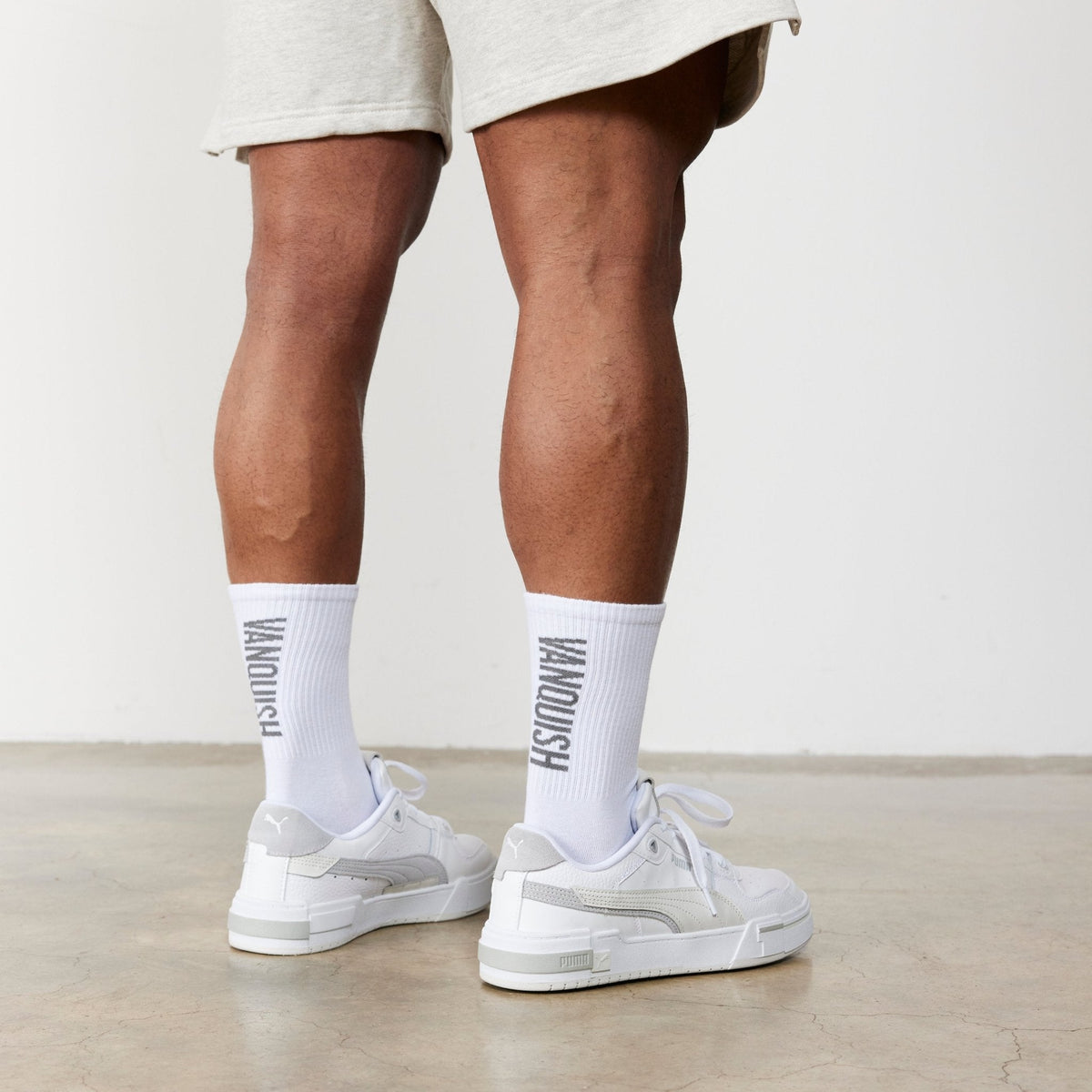 Vanquish White Back Knit Organic Socks 3枚目の画像