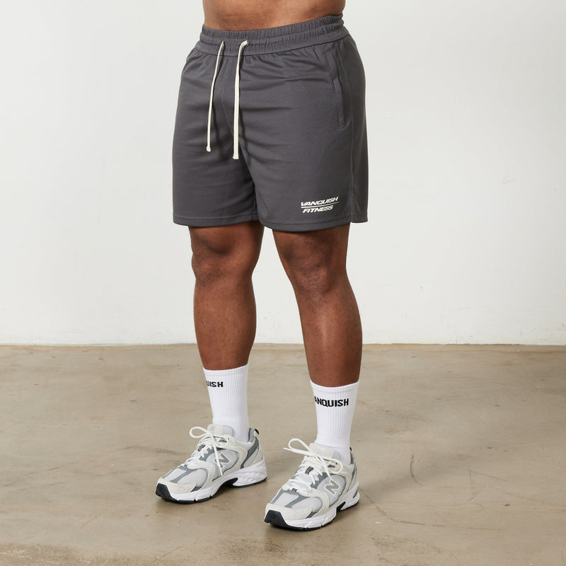 Vanquish Speed Charcoal Grey Mesh Shorts 3枚目の画像