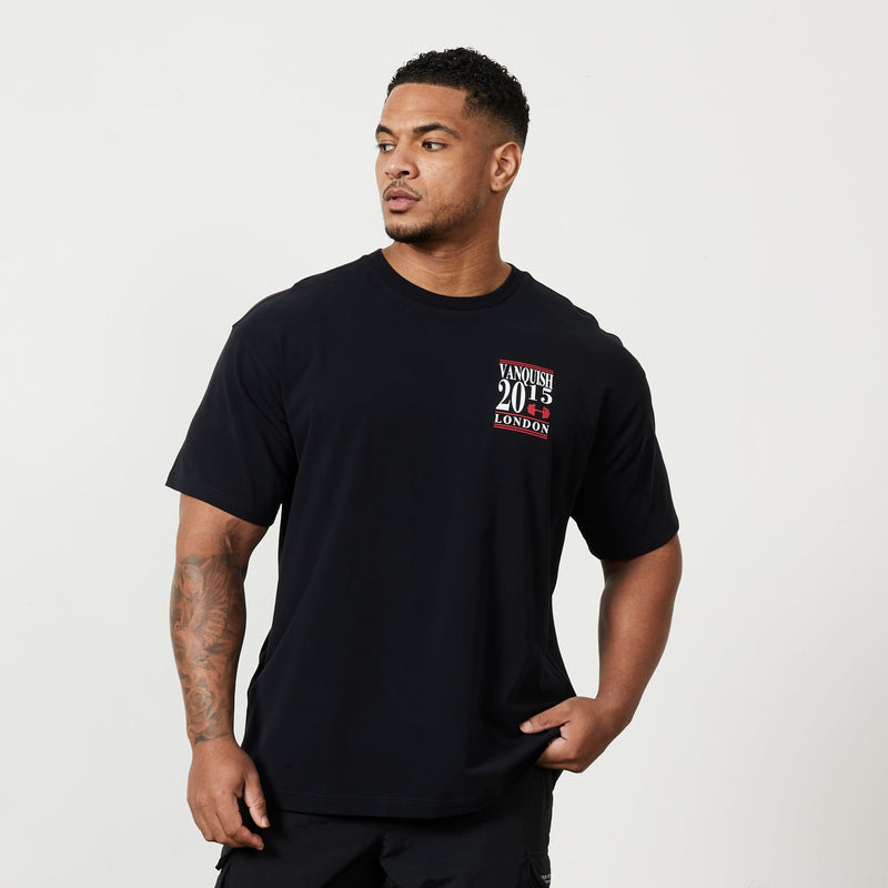 Vanquish TSP Black Muscle Oversized T Shirt 4枚目の画像