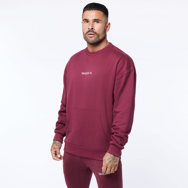 Vanquish Core Burgundy Oversized Sweater 1枚目の画像