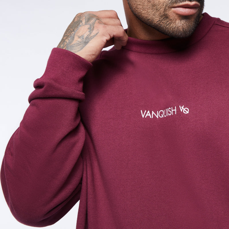 Vanquish Core Burgundy Oversized Sweater 2枚目の画像