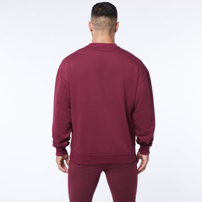 Vanquish Core Burgundy Oversized Sweater 4枚目の画像