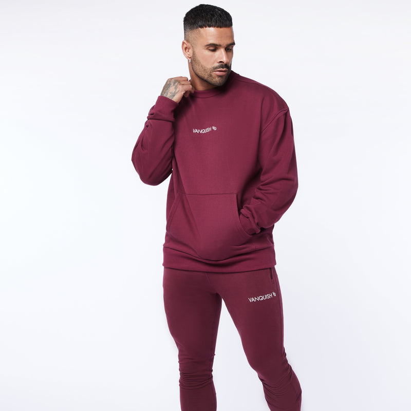 Vanquish Core Burgundy Oversized Sweater 5枚目の画像