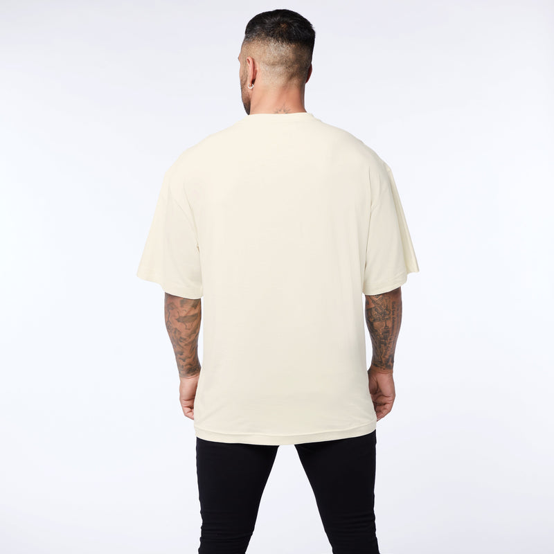 VANQUISH FITNESS Coreモデル オフホワイト オーバーサイズ Tシャツ