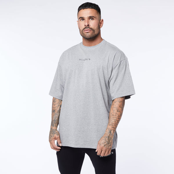 Vanquish Core Grey Oversized T Shirt 1枚目の画像
