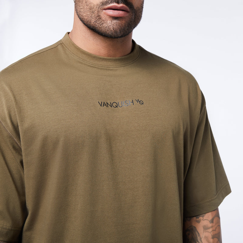 Vanquish Core Olive Oversized T Shirt 2枚目の画像